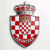 克罗地亚国家队队徽，红白棋盘格盾徽